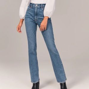 Abercrombie ultra high rise vintage flare jeans